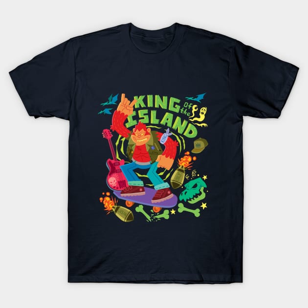 King of The Island T-Shirt by albertsurpower83